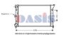 AKS DASIS 041000N Radiator, engine cooling